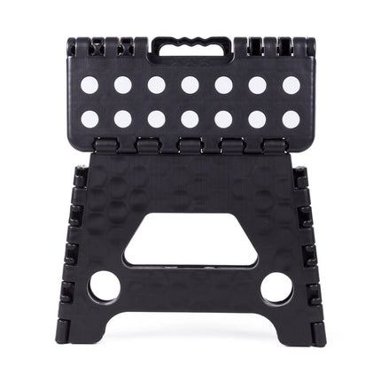 Opvouwbare Zwart-Wit Kruk, 80 kg, Compact voor Huis & Tuin