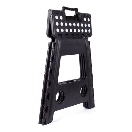 Opvouwbare Kruk Zwart-Wit 120kg, Ideaal voor Huis en Tuin.