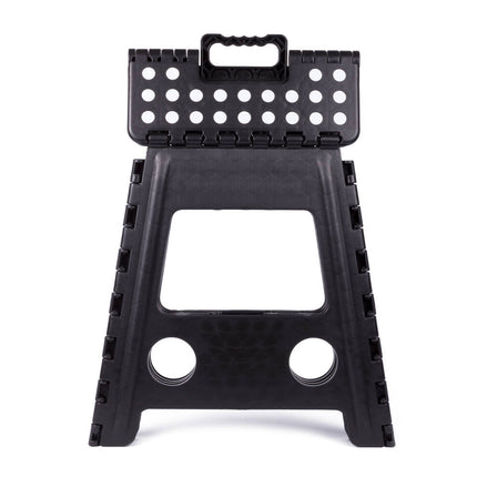 Opvouwbare Kruk Zwart-Wit 120kg, Ideaal voor Huis en Tuin.