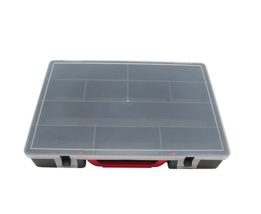 Assortimentskoffer 10 vakken 30x22x6cm, ideaal voor kleine onderdelen