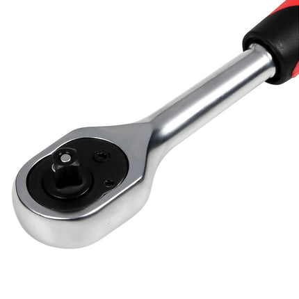 Ratel 1/4" Cr-V Staal, Compact voor Auto- en Huisreparaties