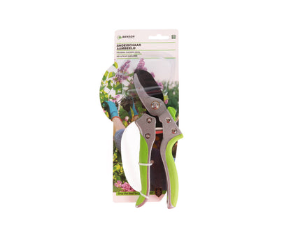 Snoeischaar 20 cm, Aambeeld, Soft Grip, Voor Takken tot 1,5 cm.