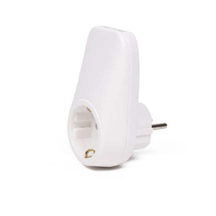 Stopcontact met 2 USB-poorten, 2.1A, laad smartphones en tablets.