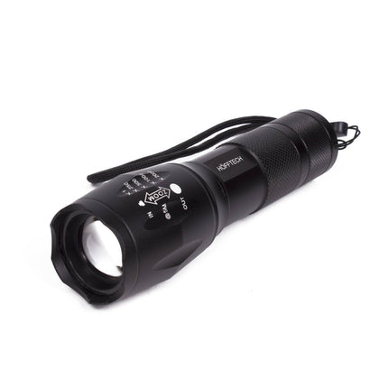 Zaklamp 5W ALU: 260 Lumen, 5 standen, SOS, robuust voor outdoor.
