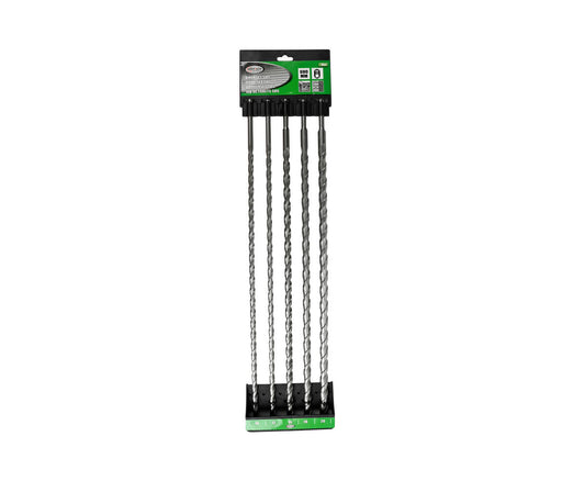 Boorzet 5 dlg SDS 600 mm, Harde Punten, Voor Beton & Steen Boringen