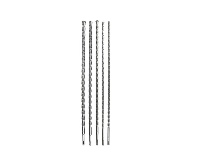 Boorzet 5 dlg SDS 600 mm, Harde Punten, Voor Beton & Steen Boringen
