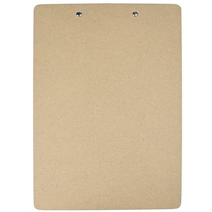 Klembord A4 Hout - 32x23cm, Stevige Klem voor Kantoor en Werkplaats