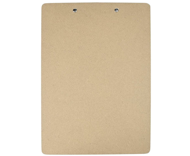 Klembord A4 Hout - 32x23cm, Stevige Klem voor Kantoor en Werkplaats