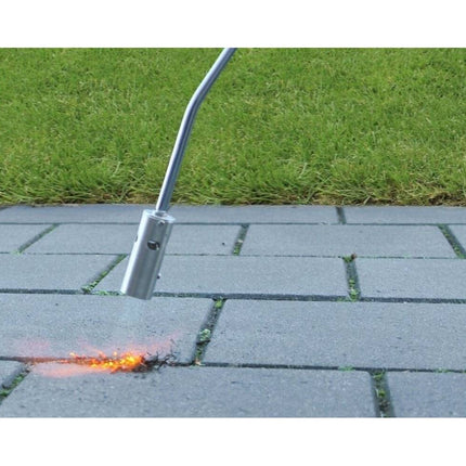 Onkruidbrander Gas 800-1300°C, Regelbare Vlam, Piezo Ontsteking