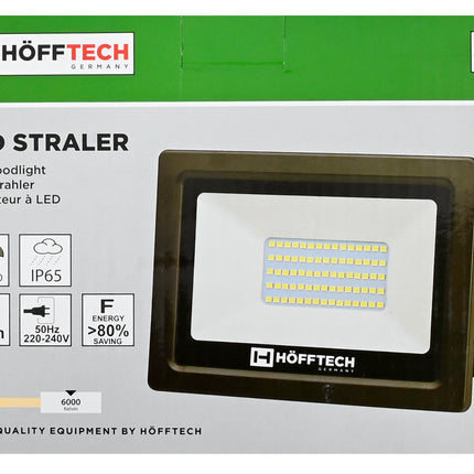LED straler flat 50W SMD – Vermogen 50W, Spanning 220 - 240 V, Afmeting 175 x 125 x 25 mm