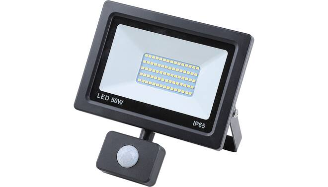 LED straler flat 50W SMD + sensor