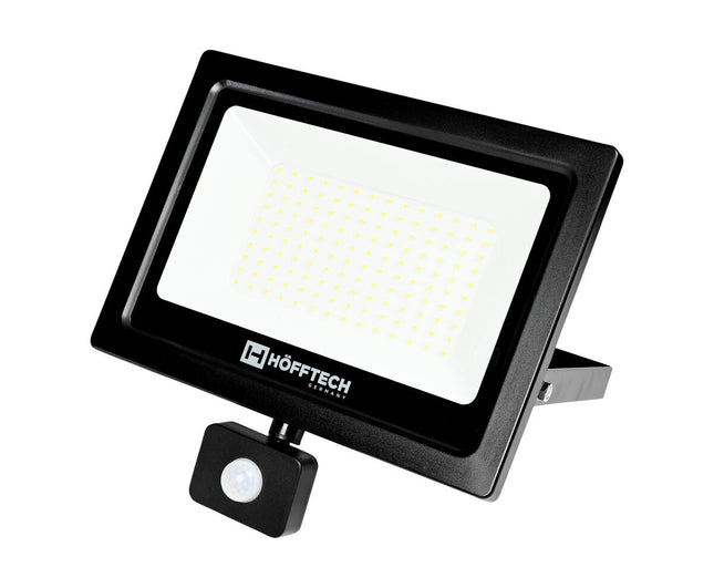 LED Straler 100W SMD, IP44, Sensor, 7600lm, 6000K, voor Tuinverlichting