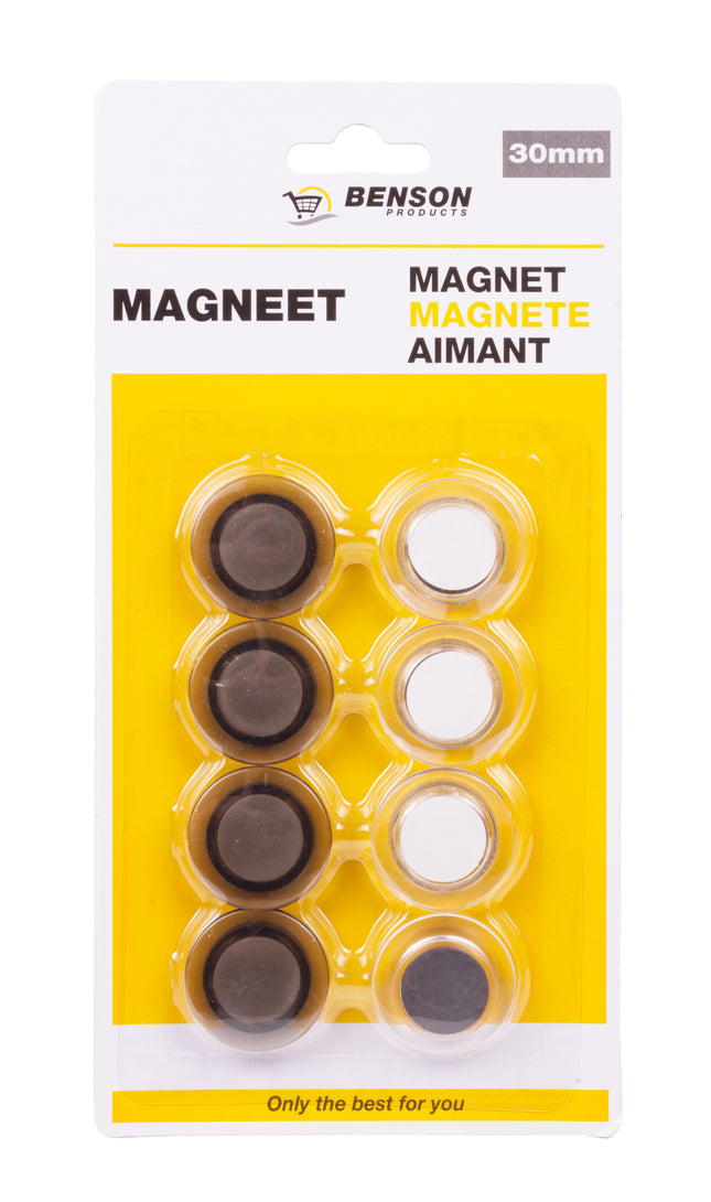 Magneet 30 mm 8 dlg rond office – Diameter 30 mm