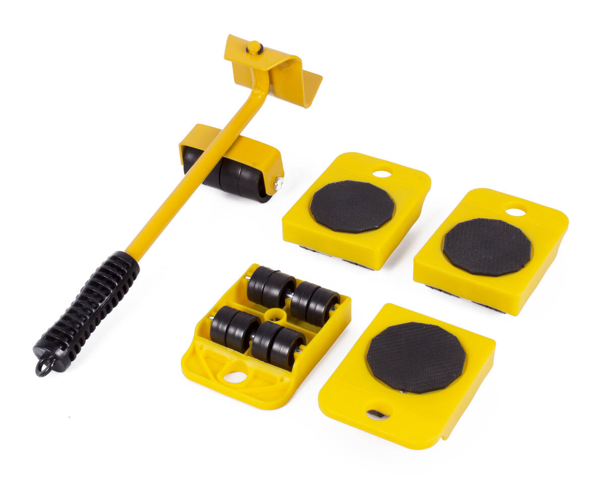 Meubel Rollerset 5-dlg: 8-wiel rollers, 150kg draagvermogen, antislip.