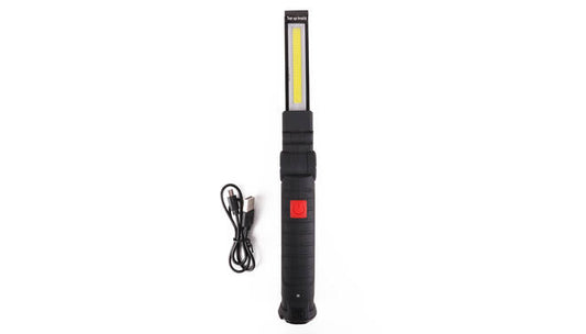 LED lamp 3W COB + 1 SMD flex oplaadbaar 2000 mAh 271 x 58 x 35 mm