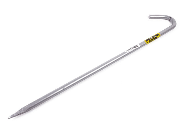 Grondpen gebogen ø11 x 420 mm – Maat 420 MM x 11 MM, Materiaal koolstofstaal, 11 MM