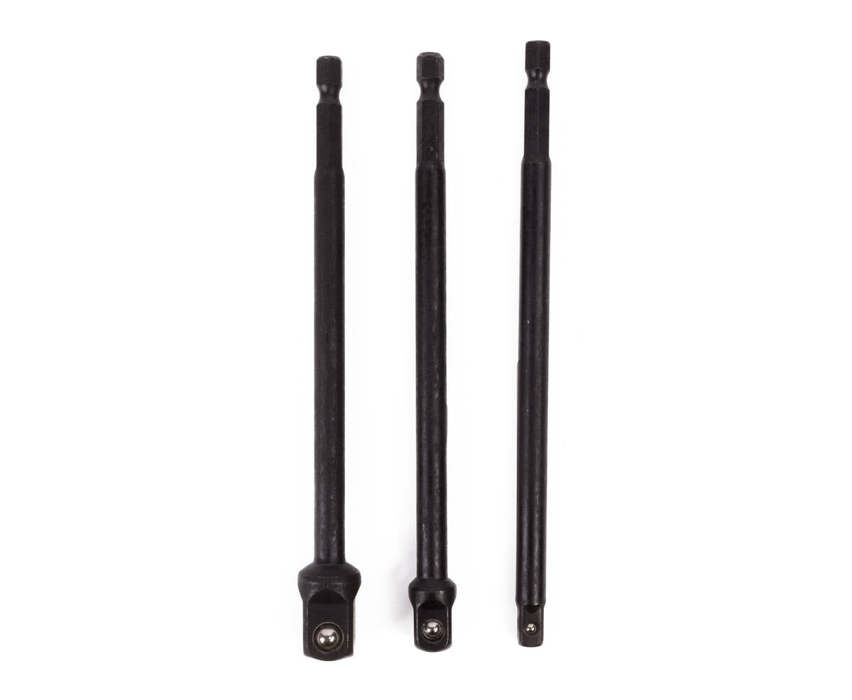 Bit Verloop 1/4-3/8-1/2", 150mm Lengte, Voor Moeilijke Toegang