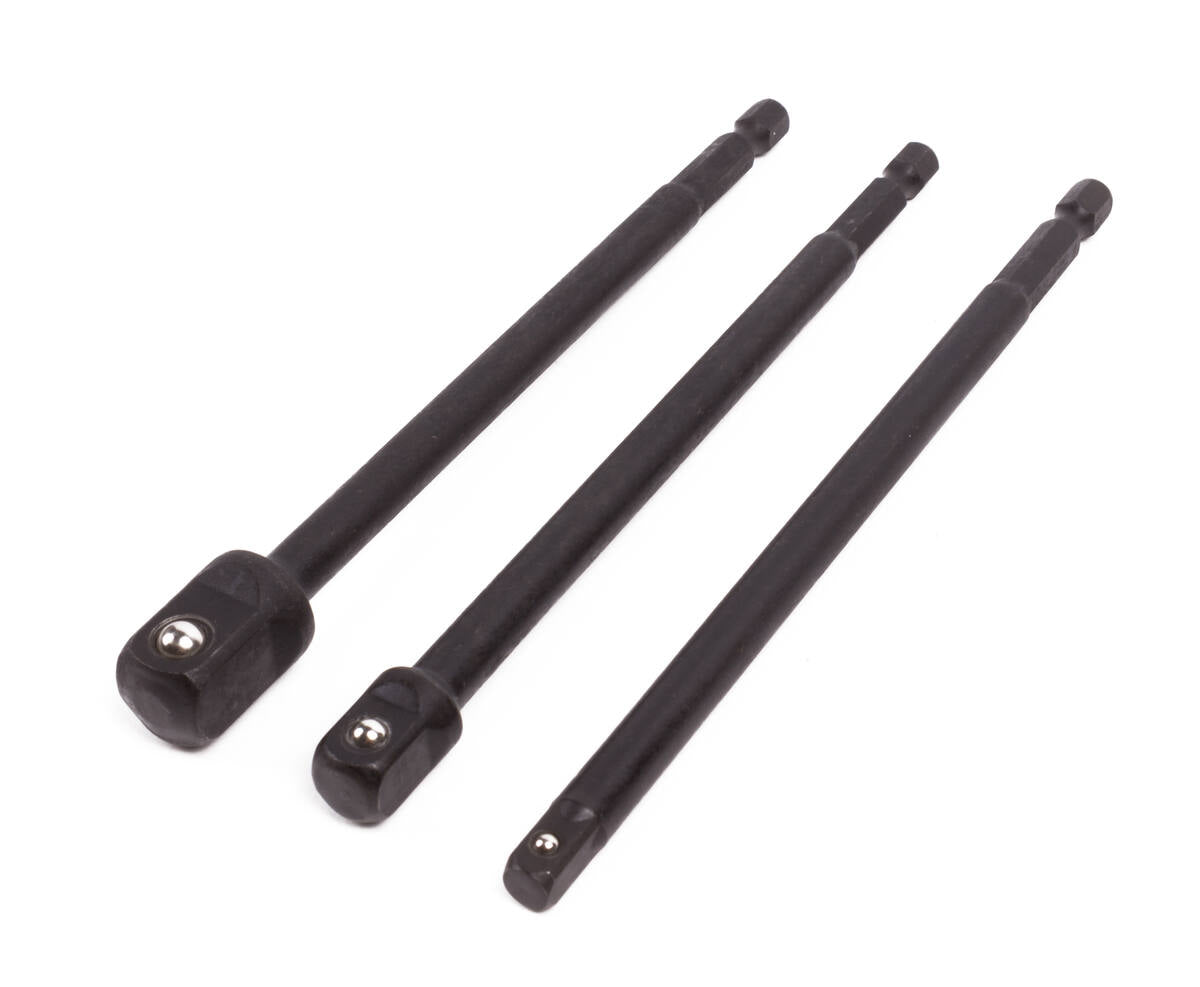 Bit Verloop 1/4-3/8-1/2", 150mm Lengte, Voor Moeilijke Toegang