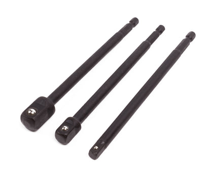 Bit Verloop 1/4-3/8-1/2", 150mm Lengte, Voor Moeilijke Toegang