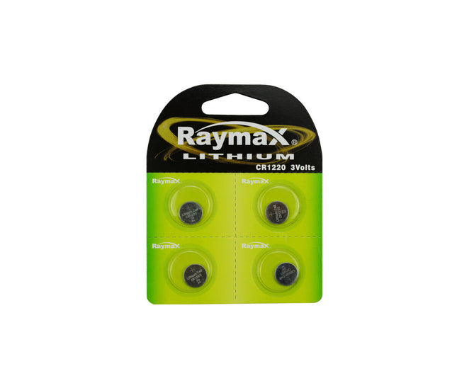 Raymax CR1220 3V Lithium Knoopcel - 4 Stuks voor Horloges