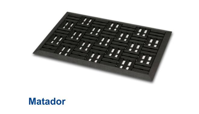 Deurmat rubber matador 45 x 75 cm