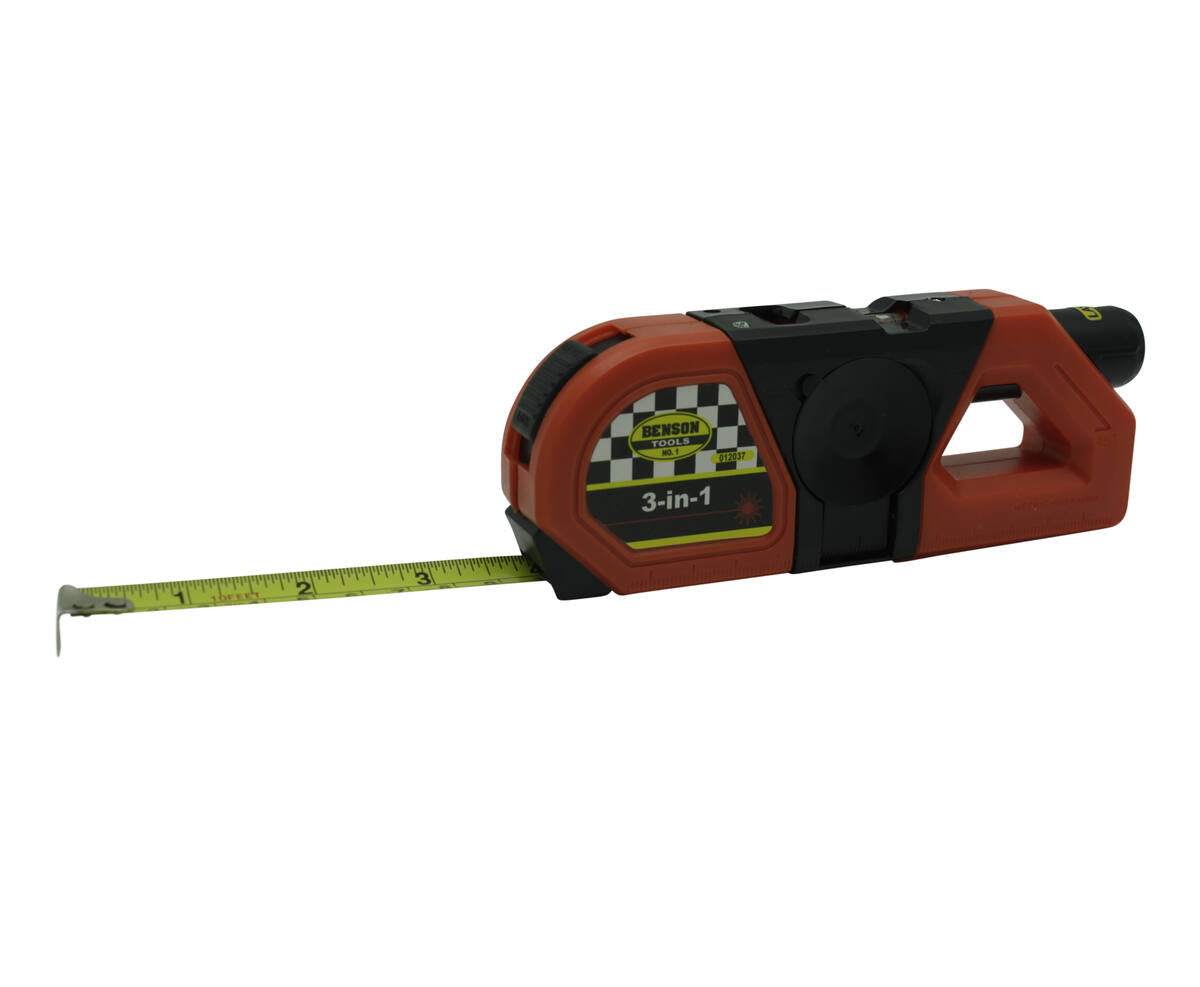 Rolmaat 3m, Laser 10m, Waterpas - Perfect voor Tegels en Planken