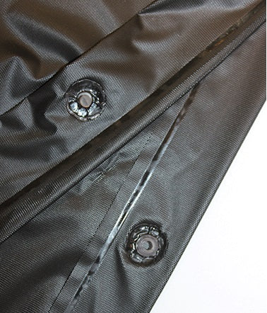 Poncho duurzaam zwart – Materiaal PVC, Lichtgewicht
