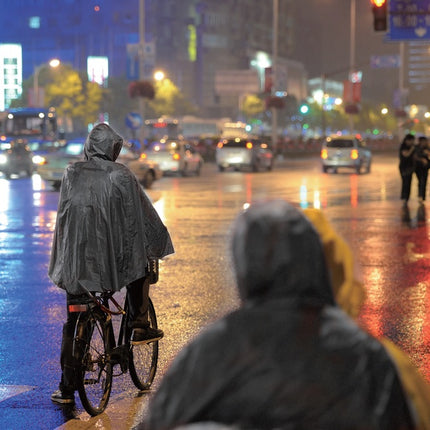 Poncho duurzaam zwart – Materiaal PVC, Lichtgewicht