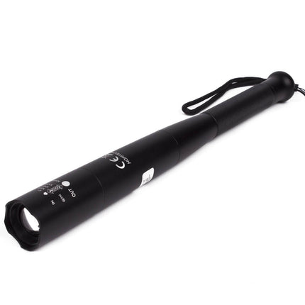 Zaklamp Tactical XXL 3W: 5 km bereik, 5 lichtstanden, waterdicht.