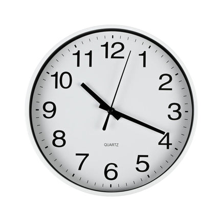 Wandklok Ø20 cm, Stille Uurwerk, Ideaal voor Woonkamer of Kantoor
