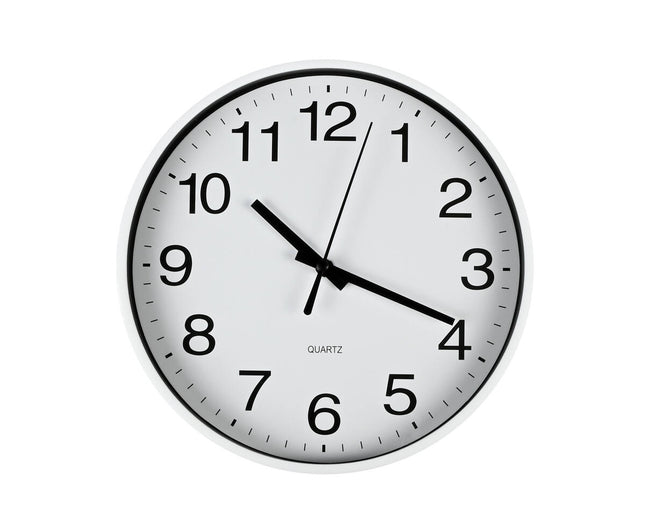 Wandklok Ø20 cm, Stille Uurwerk, Ideaal voor Woonkamer of Kantoor