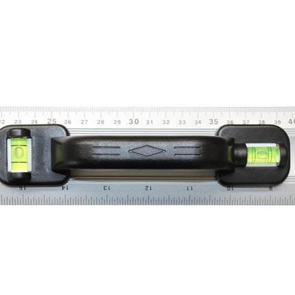 Liniaal 60cm Aluminium, Waterpas met Grip, Ideaal voor Aftekenen