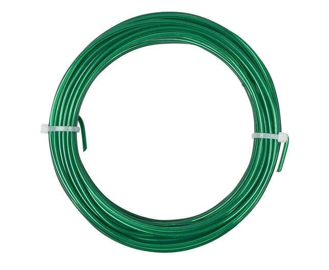 Groen PVC binddraad 2mm 15m, ideaal voor plantenondersteuning