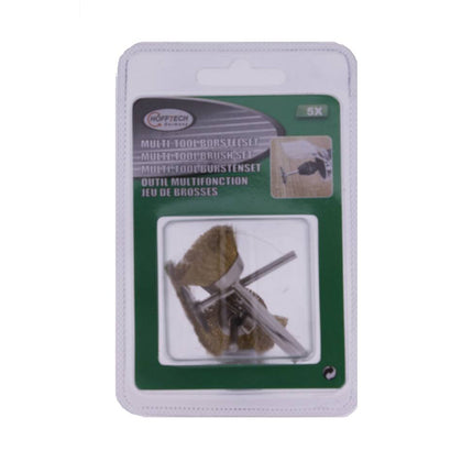 Multislijper Borstel Set 5 dlg - 6/13/25/38mm borstels tot 4500 RPM