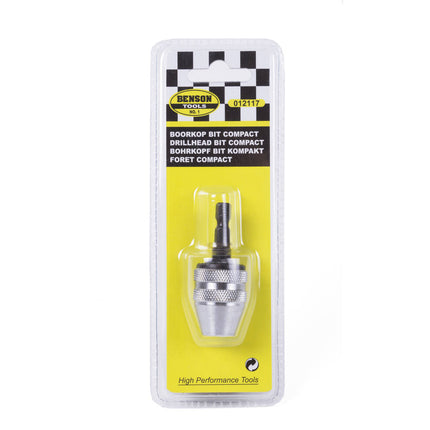 Snelspanboorhouder 1-6 mm voor accuschroefmachines, snelle boorwissel.