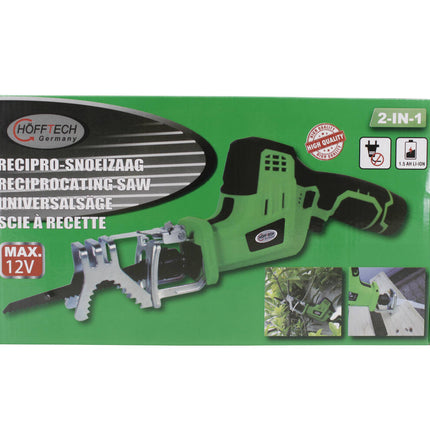 Accu Recipro-Snoeizaag 12V 1500mAh Li-ion voor hout en PVC zagen