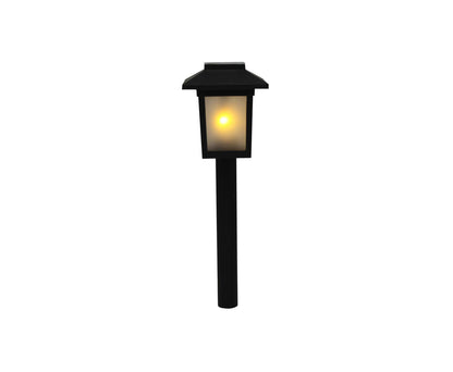 Tuinlamp Solar 34.5 cm, Flame Effect, 10x SMD LED, IP X4, 2000K