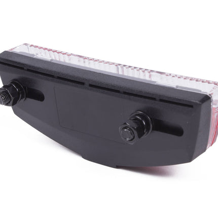 Fiets Achterlicht: 2 LED's, Reflector, IPX3, 50/80mm Bagagedrager