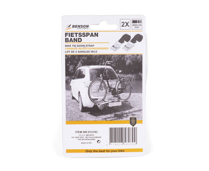 Fietsspanband 2 stuks 400x16 mm - Veilig transport van bagage