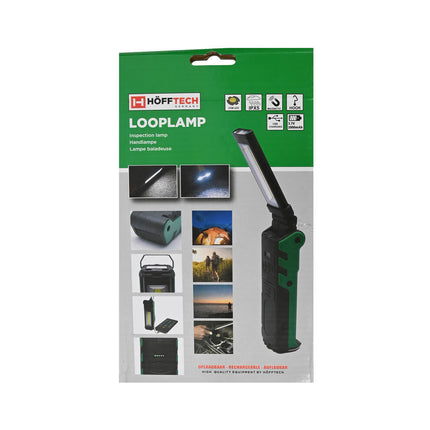 Looplamp 5W + 2x3W, Dimmer, Powerbank 2200mAh, Oplaadbaar, USB