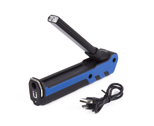 2-in-1 Looplamp Zaklamp, 2000mAh, Magnetisch, USB-C, Telefoonladen