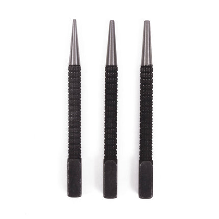 Drevelset 3 dlg, 100 mm, anti-slip, voor precisie nagelverzinken.