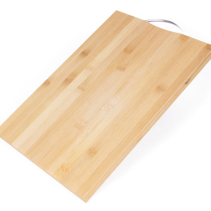 Snijplank bamboe 24 x 34 cm – Dikte van het plank 17-18 mm, Dikte van het handvat 8 mm