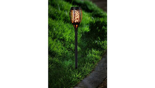 Tuinlamp solar fakkel 48.5 cm flame effect