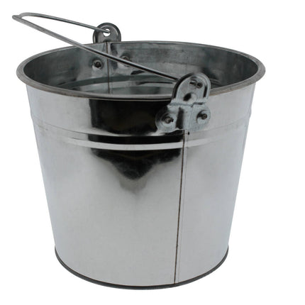 Emmer 5L Zink: Roestbestendig, ideaal voor tuin- en schoonmaakwerk.