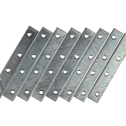 Verbindingsplaat 100x15mm 8 dlg met 32 schroeven voor houtbewerking