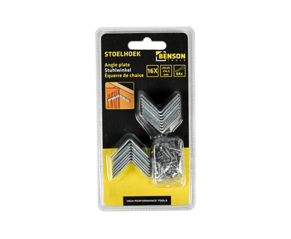 Stoelhoek 16 dlg 25x25x14.5mm, ideaal voor meubelverbindingen