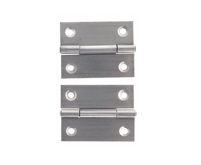 RVS Scharnier 2" 2 dlg Set van 2 - Inclusief 8 Schroeven voor Deuren/Kasten