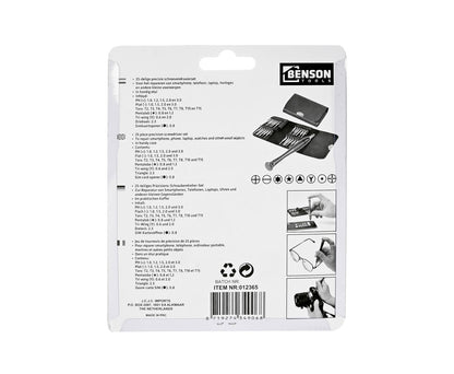 25-delige Precisie Schroevendraaierset voor Smartphone Reparaties