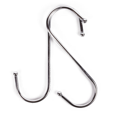 S-Haken 160 mm, Verzinkt, 15 kg Draagkracht, Set van 2, Keukengerei